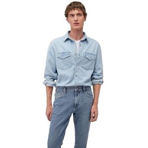 Mavi Heren TED shirt, lt blue denim, S, Lt Blue Denim, S
