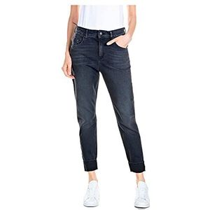 Replay Dames Jeans Marty Boyfit Bio, donkergrijs 097, 23W / 28L