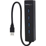 StarTech.com - ST4300PBU3 - USB 3.0 Hub - Zwart - 4-poorts - 5 Gbit/s