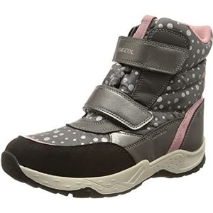 Geox Meisjes J Sentiero Girl B ab enkellaars, donkergrijs (dark grey), 27 EU