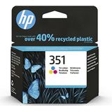 HP 351 Inktcartridge Cyaan, Geel, Magenta, 3 kleuren Standaard Capaciteit (CB337EE) origineel van HP