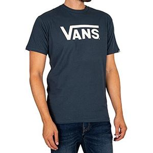 Vans Heren Classic Tee T-Shirt, Indigo-Marshmallow, XL, Indigo-marshmallow, XL