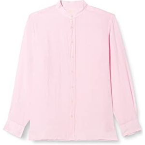 Hackett London Heren kledingstuk geverfd linnen P Shirt, roze, XXL