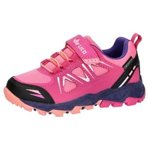 Lico Unisex Allen Vs Cross-hardloopschoen voor kinderen, Roze Paarse Zalm, 35 EU