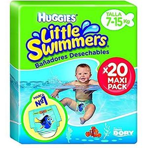 Huggies Little Swimmers luiers, maat 3/4 (7-15 kg), 20 stuks