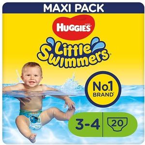 Huggies Little Swimmers luiers, maat 3/4 (7-15 kg), verpakking van 20 stuks