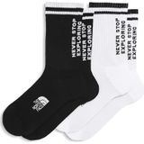 The North Face - Everyday NSE Mid Calf Socks - Zwart/Wit - 2 Paar