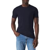 JACK & JONES Essentials Basic T-shirt met ronde hals en korte mouwen, donkerblauw, M