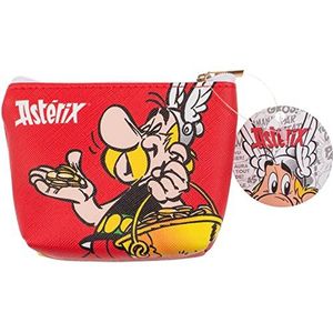 Portemonnee met ritssluiting »Asterix« portemonnee portemonnee rood, rood, Eén maat, Portemonnee