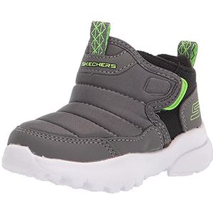 Skechers 403784l Ccbk gymschoenen kinderen en jongeren, Houtskool Zwart Textiel Synthetisch Lime Tri, 36 EU