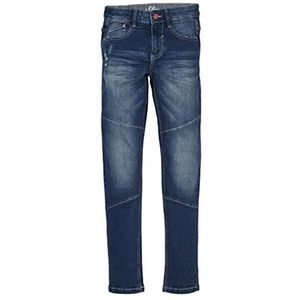 s.Oliver Junior Boy's 402.10.202.26.180.2109471 Broek, Donkerblauw Stretched, 140
