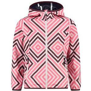 CMP - Kinderjas met capuchon, Pink Fluo-B.Co-Plum, 152