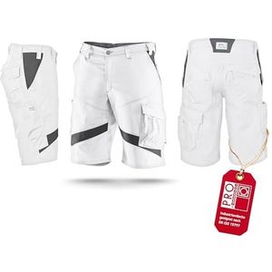 Kubler 24505365-1097-48 korte broek Activiq maat 48 in wit/antraciet