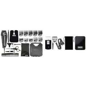 Wahl Elite Pro tondeuse met precisiegeslepen en zelfslijpende snijmessen, met snoer & Wahl Travel Shaver - Draadloze en oplaadbare elektrische scheerapparaat voor mannen