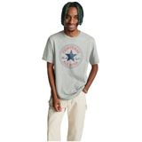 CONVERSE - Stand Fit Chuck Patch Core Tee - T-shirt - Houtskool/Rood - Uniseks