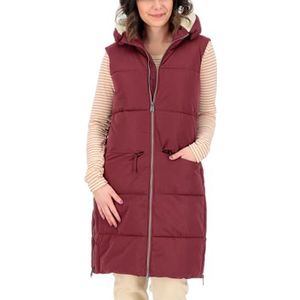 Giga.dx GILMOUR VEST Long WMN, wijnrood, 36