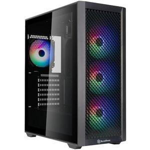 SilverStone - FARA 515XR - Midi Tower Behuizing - Zwart - Staal - 4x 120mm Ventilatoren