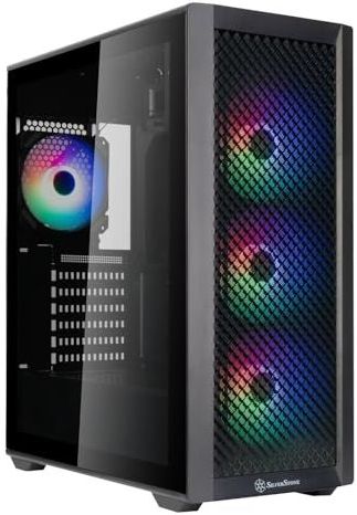 SilverStone - FARA 515XR - Midi Tower Behuizing - Zwart - Staal - 4x 120mm Ventilatoren
