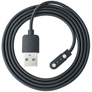 System-S USB 2.0 kabel in zwart oplaadkabel voor Xiaomi IMILAB KW66 Smartwatch, 72551341