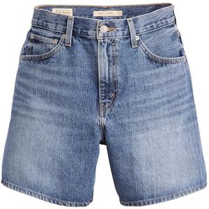 Levi's - High Rise Baggy - Korte Broeken - Worn Memory Short