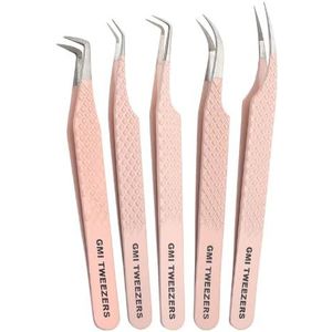 Fiber Tip Wimper Pincet voor Wimper Extension Pincet Professional