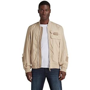 G-STAR RAW Heren Chest Pockets Poplin Bomber Jacket, Westpoint kaki A790-c531, XL