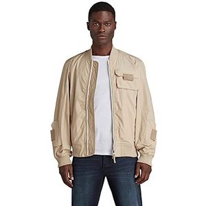 G-STAR RAW Heren Chest Pockets Poplin Bomber Jacket, Westpoint kaki A790-c531, XL