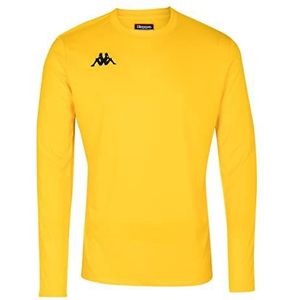 Kappa Rovigo LS shirt voor heren, geel/zwart, XL