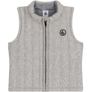 Petit Bateau Mouwloze babyjas voor jongens, Chaton Chine, 6 Maanden