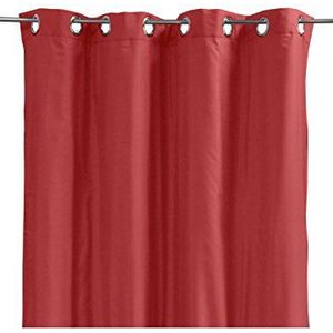 Homemaison gordijn, polyester, rood, 280 x 140 cm