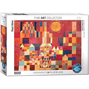 Kasteel en zon door Paul Klee 1000-delige puzzel