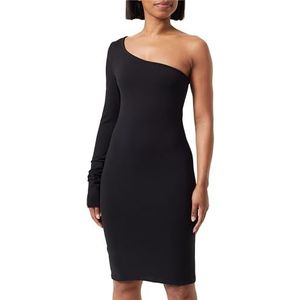 LYNNEA Dames stretchjurk 19218826-LY02, zwart, S, stretchjurk, S