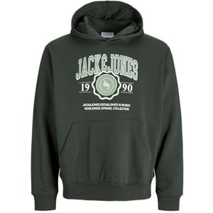 JACK&JONES - JJMAKO SWEAT HOOD PLS - Hoodie - Heren - Lange Mouwen - Kangoeroezak