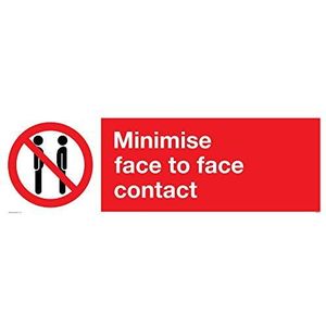 Contact tussen gezicht en gezicht minimaliseren