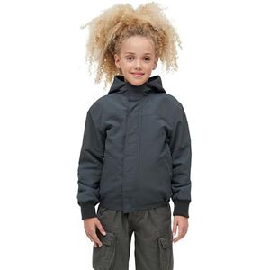 Brandit Unisex kinderen Kids rits windbreaker, antraciet, normaal