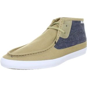 Vans Rata Mid VQGU6MJ Klassieke sneakers voor heren, Beige Tanner G Khaki Dark Denim, 45 EU