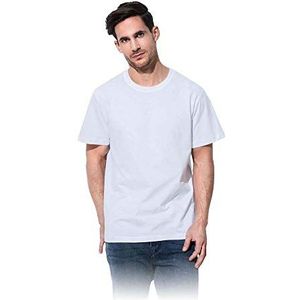 Stedman Kleding Heren Comfort-T/ST2100 Regular Fit Klassiek T-shirt met korte mouwen, XX-Large, Kleur: wit, 1