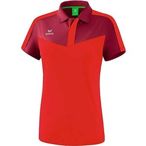 Erima dames Squad Sport polo (1112006), bordeaux/rood, 36