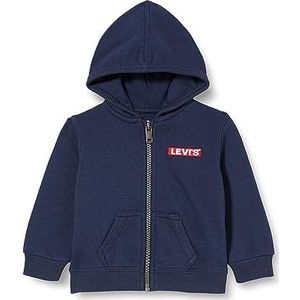 Levi's Kids Lvn boxtab hoodie met volledige rits Baby Jongens, Jurk Blues, 9 maanden
