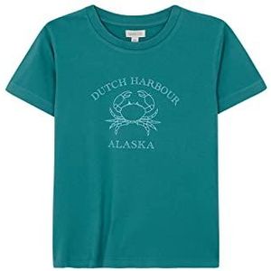 Gocco Groen T-shirt met opdruk voor kinderen, Helder Groen, 3-4 jaar