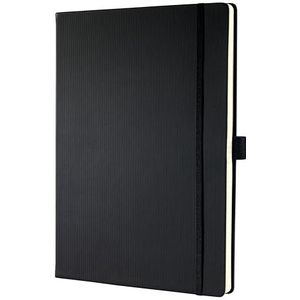 SIGEL CO108 Premium notitieboek gestippeld, A4, hardcover, zwart - Conceptum