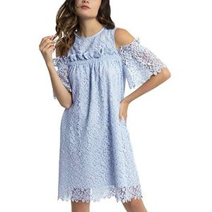 APART Fashion Kanten damesjurk, blauw (lichtblauw, lichtblauw), 44