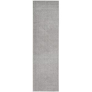 NOURISON Essentials Solid Contemporary Zilvergrijs, Runner Area Rug, 2' x 6'