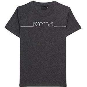 Kaporal T-shirt voor jongens, model MOAD, kleur zwart gemêleerd, maat 8 jaar, blacme, jongens