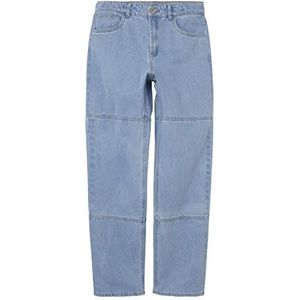 NAME IT Nlmizzatoknee DNM Dad Straight Pant broek voor jongens, blauw (light blue denim), 152 cm