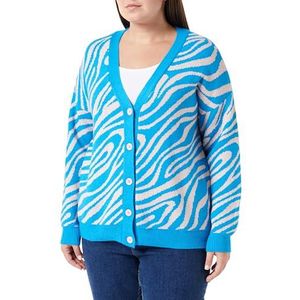 blonda Dames gebreide jas 12419547-BL01, turquoise roze, XL/XXL, turquoise roze, XL/XXL