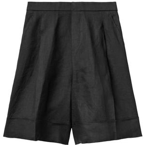 United Colors of Benetton Bermuda 4AGHD900D Shorts, zwart 100, XS dames, Zwart 100, XS