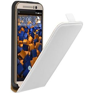 Mumbi Flip Case voor HTC One (M9) zak wit