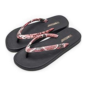 The White Brand Mamba Teenslippers voor dames, Rood Rood Rood Rood Rood, 37 EU