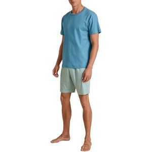 CALIDA Relax Streamline pyjama kort Niagara Blue, 1 stuk, maat 58-60, Niagara-blauw, 58-60